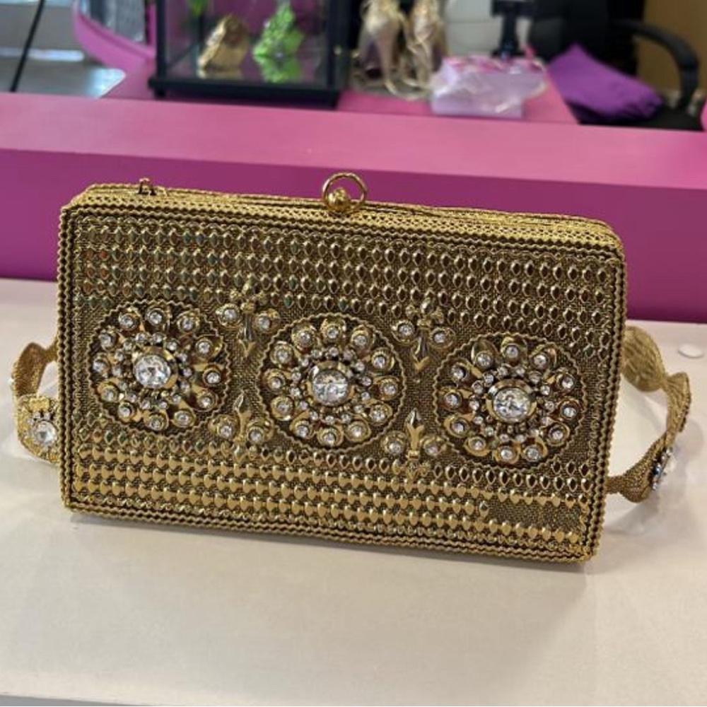 Gold Cordila Waist Clutch (Big)